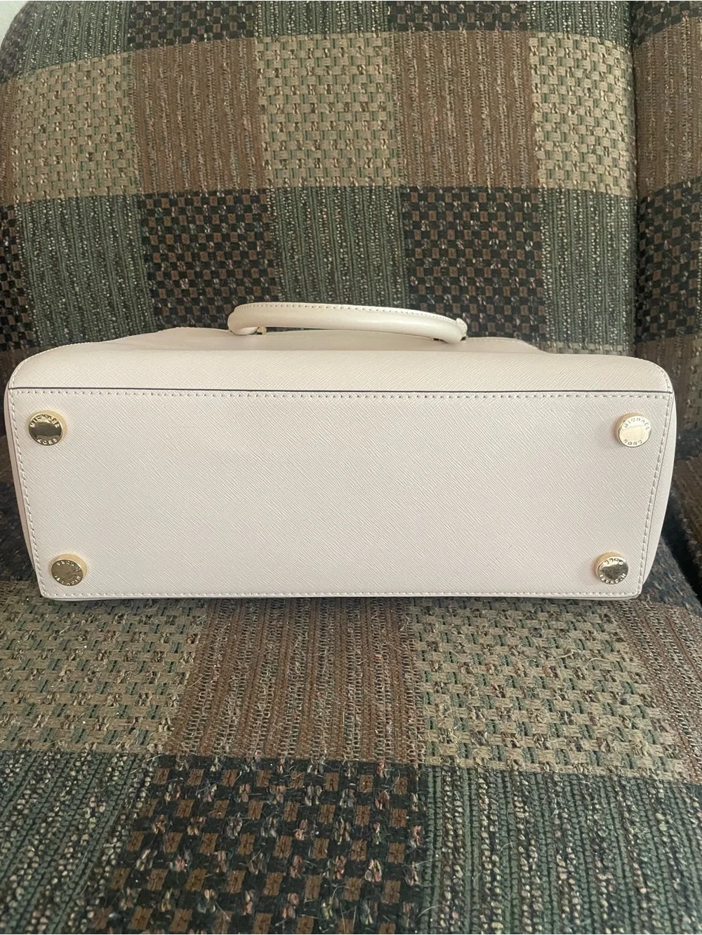 Michael Kors Adrienne Large Saffiano Leather Satchel